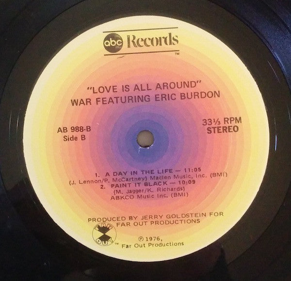 Eric Burdon & War : Love Is All Around (LP, Album)
