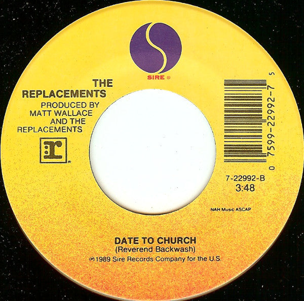 The Replacements : I'll Be You (7", Single)