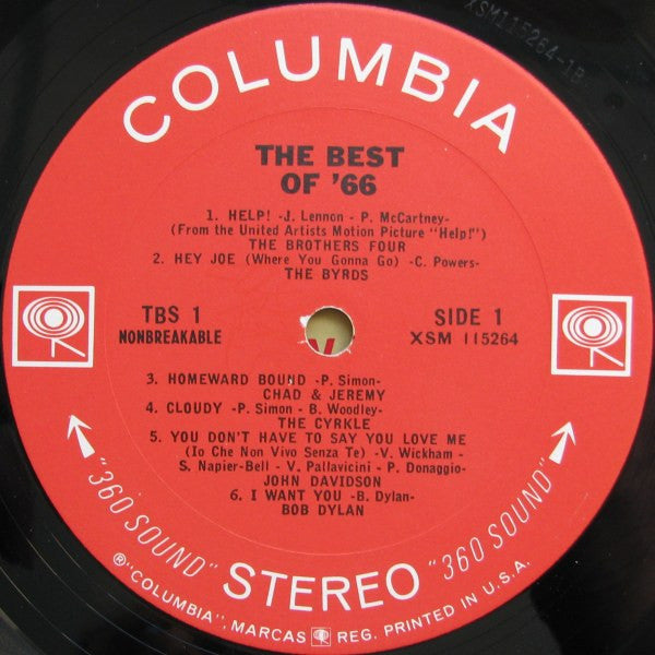 Various : The Best Of '66: Volume One (LP, Comp)