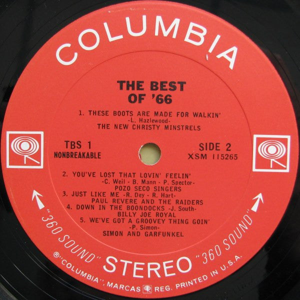 Various : The Best Of '66: Volume One (LP, Comp)