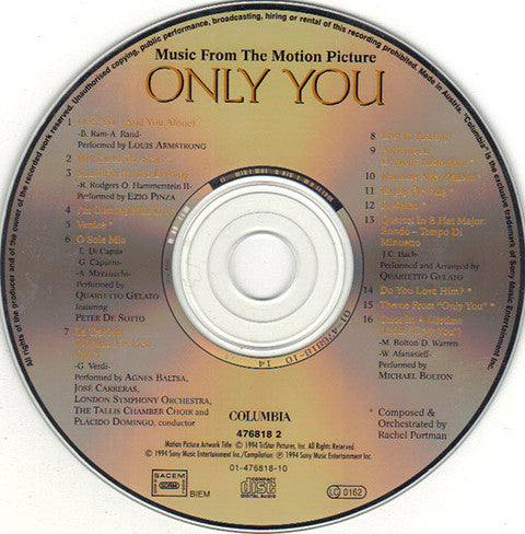 Various : Only You (Music From The Motion Picture) (CD, Comp)
