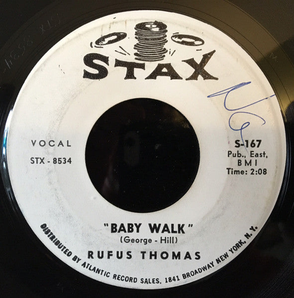 Rufus Thomas : Baby Walk / Little Sally Walker (7", Single, Promo)