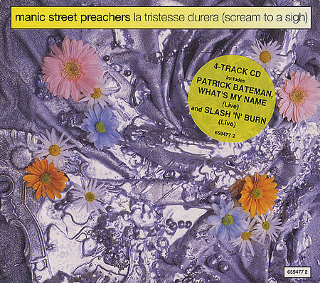 Manic Street Preachers : La Tristesse Durera (Scream To A Sigh) (CD, Single, Dig)