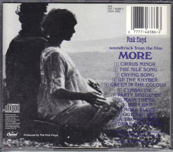 Pink Floyd : Soundtrack From The Film More (CD, Album, RE)