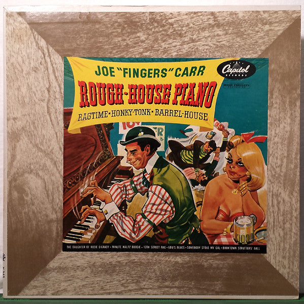 Joe "Fingers" Carr : Rough House Piano (10", Mono, RP)