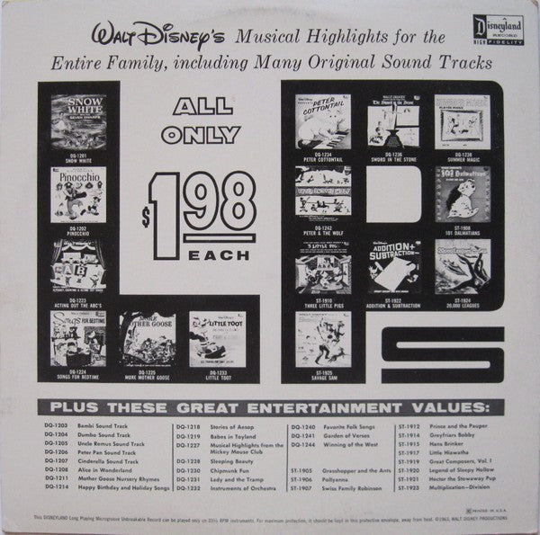 Sterling Holloway, Tutti Camarata : Just So Stories (LP, Album)