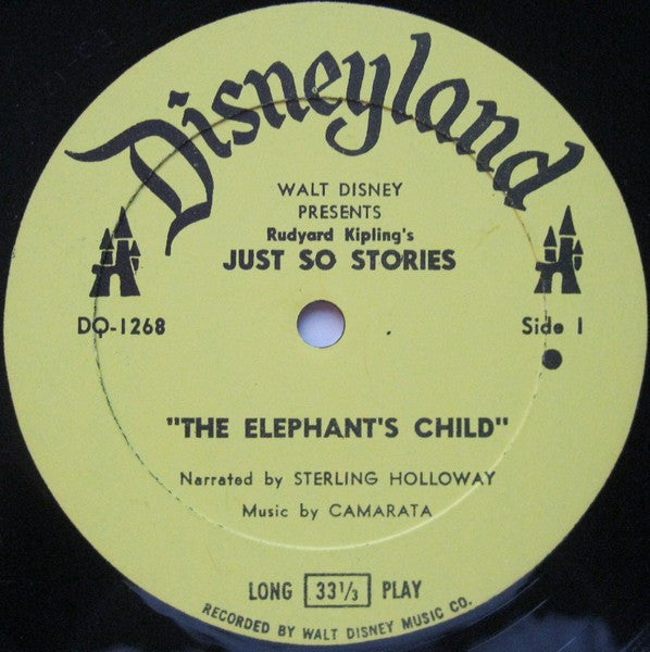 Sterling Holloway, Tutti Camarata : Just So Stories (LP, Album)