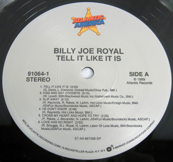 Billy Joe Royal : Tell It Like It Is (LP, Album)