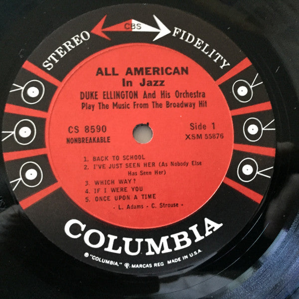 Duke Ellington And His Orchestra : All American In Jazz (LP, Album)