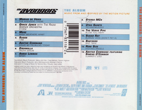 Various : The Avengers: The Album - Music From & Inspired By The Motion Picture (CD, Comp)