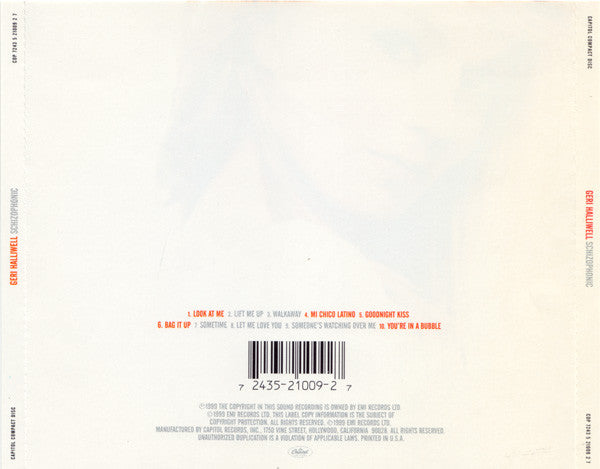 Geri Halliwell : Schizophonic (CD, Album)