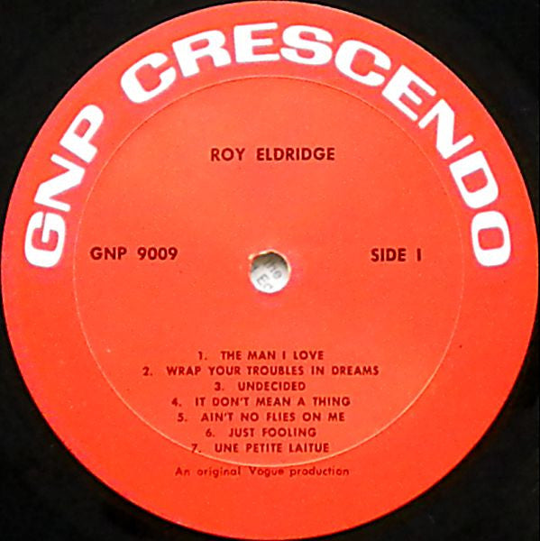 Roy Eldridge : Roy Eldridge (LP, Comp, Mono)