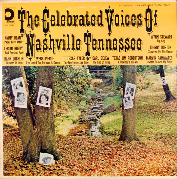 Various : The Celebrated Voices Of Nashville, Tennessee (LP, Comp)