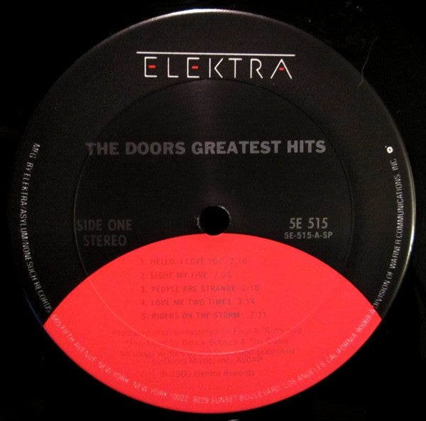 The Doors : Greatest Hits (LP, Comp, Club)