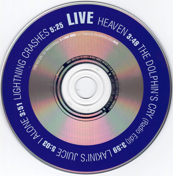Live : Heaven (CD, Single, Promo)