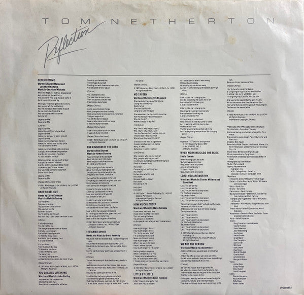 Tom Netherton : Reflection (LP, Album)