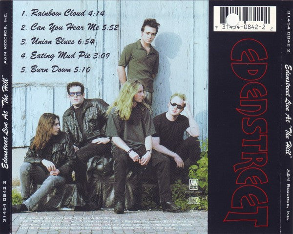 Edenstreet : Live At "The Hill" (CD)