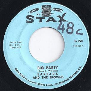 Barbara & The Browns : Big Party (7", Single)