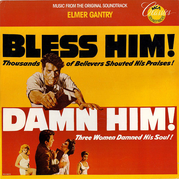André Previn : Elmer Gantry (Music From The Original Soundtrack) (LP, Album, RE)