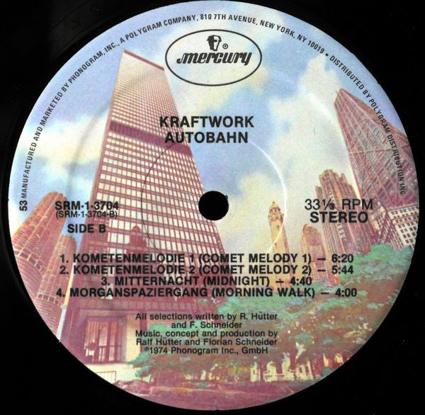 Kraftwerk : Autobahn (LP, Album, M/Print, RE)