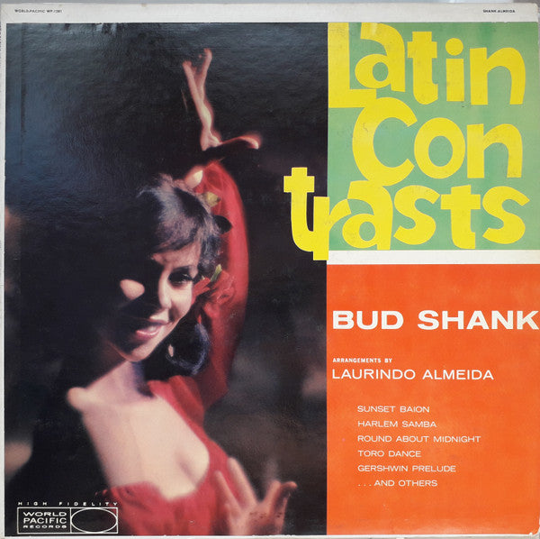 Bud Shank : Latin Contrasts (LP, Album, Mono)