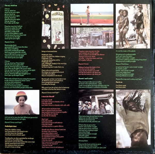 The Wailers : Burnin' (LP, Album, RE, Gat)