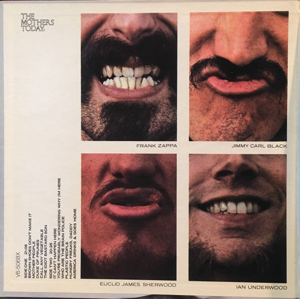 The Mothers : Mothermania (The Best Of The Mothers) (LP, Comp)