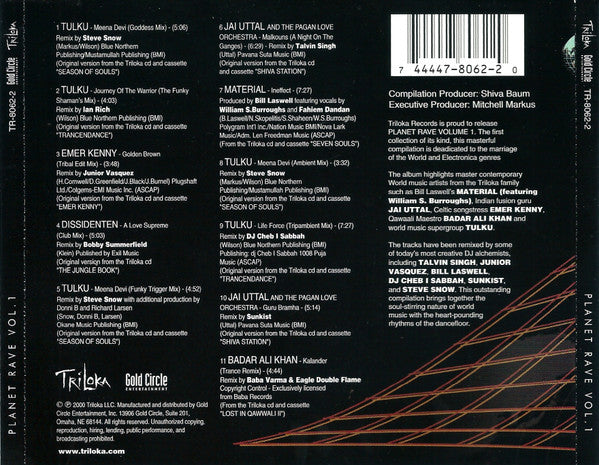 Various : Planet Rave Vol. 1 (CD, Comp)