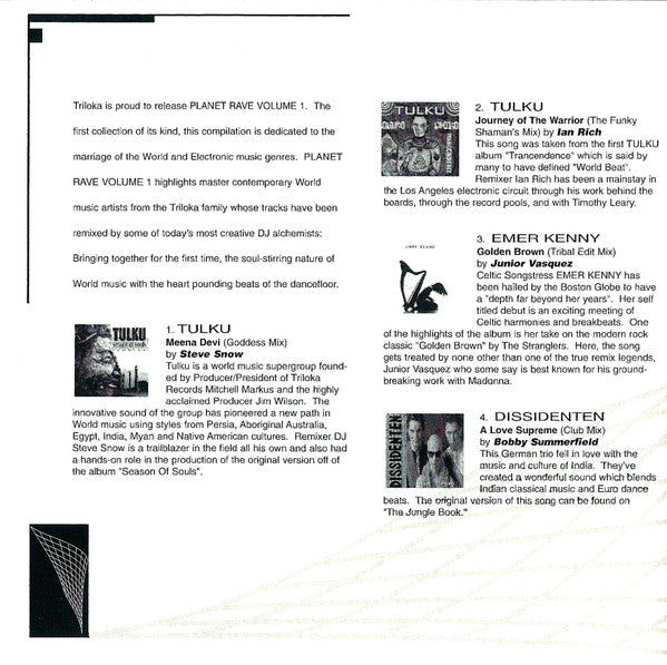 Various : Planet Rave Vol. 1 (CD, Comp)