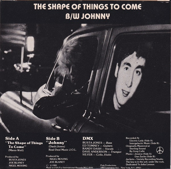The Seclusions (2) : The Shape Of Things To Come/Johnny (7", Single)