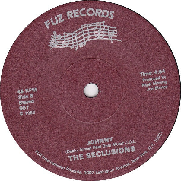 The Seclusions (2) : The Shape Of Things To Come/Johnny (7", Single)