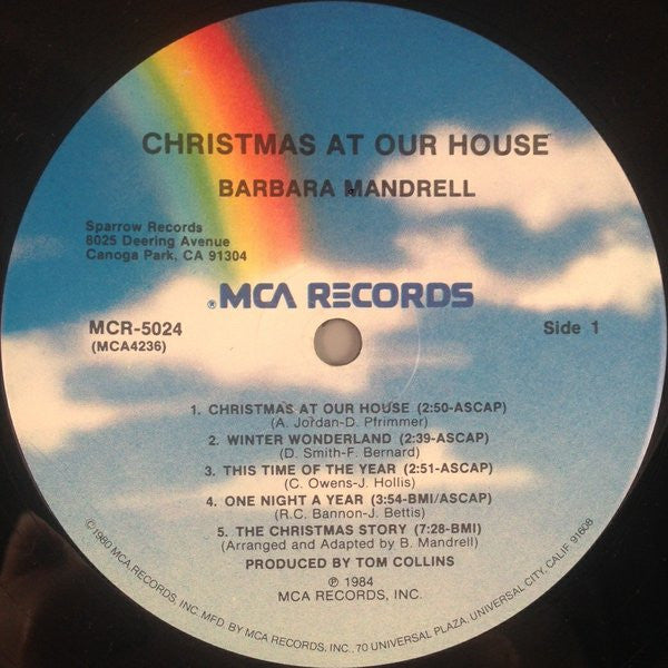Barbara Mandrell : Christmas At Our House (LP, Album)