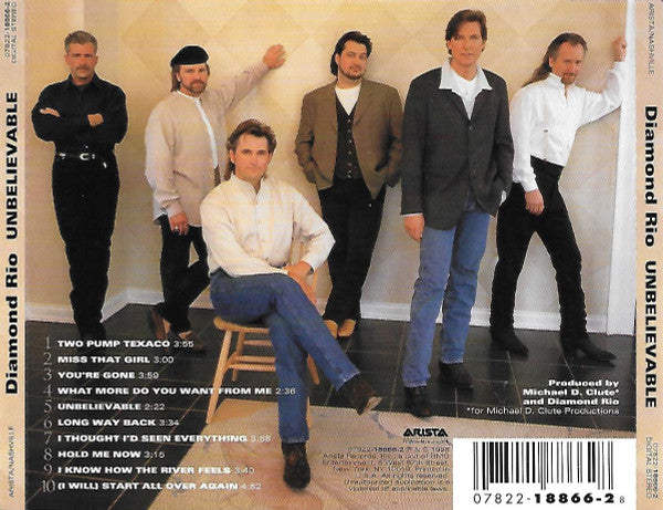 Diamond Rio : Unbelievable (CD, Album)