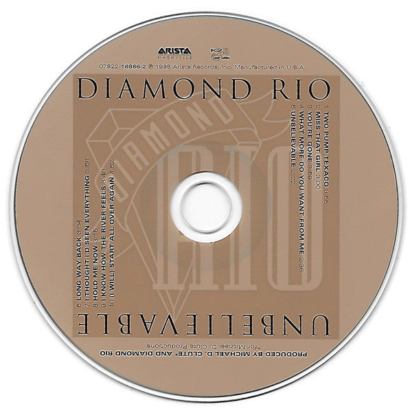 Diamond Rio : Unbelievable (CD, Album)