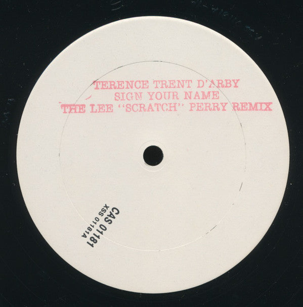 Terence Trent D'Arby : Sign Your Name (The Lee "Scratch" Perry Remix) (12", Single, W/Lbl)