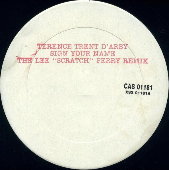 Terence Trent D'Arby : Sign Your Name (The Lee "Scratch" Perry Remix) (12", Single, W/Lbl)