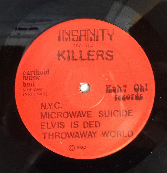 Insanity (20) And The Killers (4) : Throwaway (12")