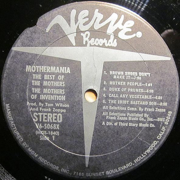 The Mothers : Mothermania (The Best Of The Mothers) (LP, Comp, RE, Bla)