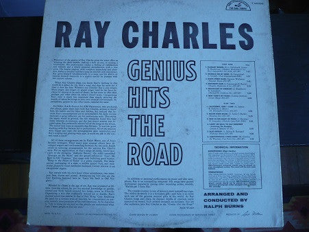 Ray Charles : The Genius Hits The Road (LP, Album, Mono, Club, RE)