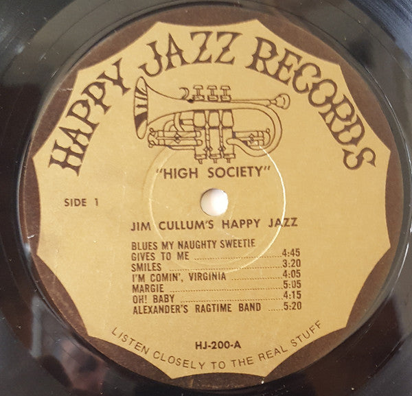 Jim Cullum's Happy Jazz Band : High Society - Recorded Live In Concert (LP)