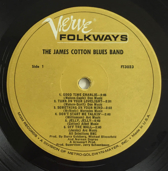 The James Cotton Blues Band : The James Cotton Blues Band (LP, Album, Mono)
