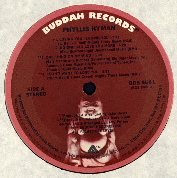 Phyllis Hyman : Phyllis Hyman (LP, Album, RP)