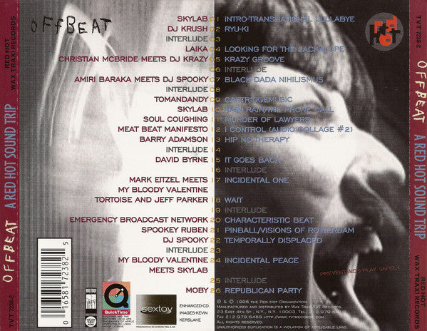 Various : Offbeat - A Red Hot Sound Trip (CD, Comp, Enh)