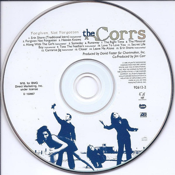 The Corrs : Forgiven, Not Forgotten (CD, Album, Club)