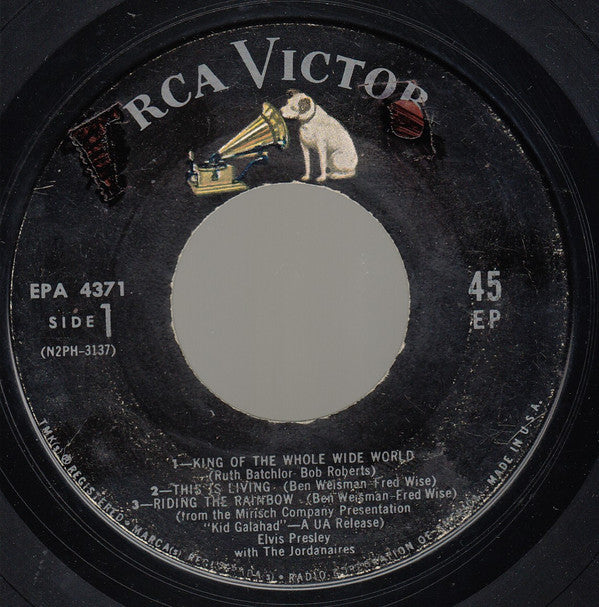 Elvis Presley : Elvis Presley In Kid Galahad (7", EP, Roc)