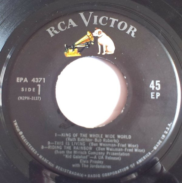 Elvis Presley : Elvis Presley In Kid Galahad (7", EP, Roc)