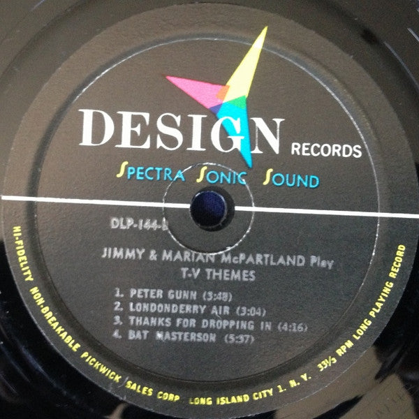 Jimmy McPartland & Marian McPartland : Play TV Themes (LP, Album, Mono)