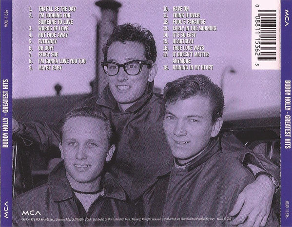 Buddy Holly : Greatest Hits (CD, Comp, RE, RM)