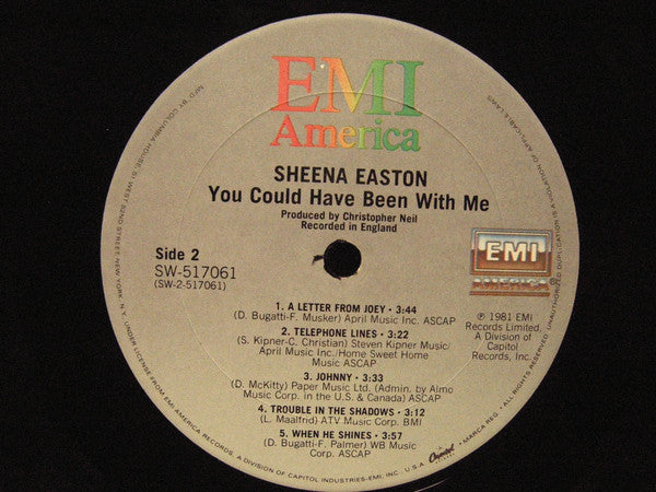 Sheena Easton : You Could Have Been With Me (LP)