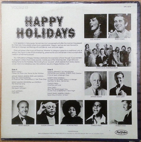 Various : Happy Holidays, Volume 13 (LP, Comp, RE)